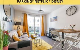 The Sunshine- Appart cosy proche Paris-Disney avec Parking privé dans résidence